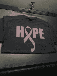 Breast Cancer Awareness Vinyl Shirt